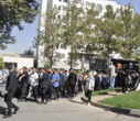 گزارش تصویری مراسم آیین وداع دانشجوی فقید دانشکدگان فنی