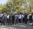 گزارش تصویری مراسم آیین وداع دانشجوی فقید دانشکدگان فنی