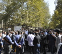 گزارش تصویری مراسم آیین وداع دانشجوی فقید دانشکدگان فنی
