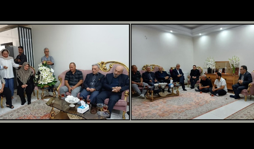 حضور رییس و مسئولین دانشگاه در منزل دانشجوی فقید محمد امین کلاته و همدردی با خانواده ایشان/ پیکر محمدامین در قطعه نام‌آوران بهشت‌زهرا(س) خاکسپاری می‌شود